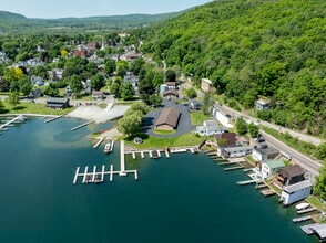 24 Water St, Hammondsport, NY - Aerial map view