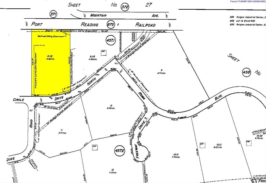 240 Circle Dr N, Piscataway, NJ à vendre - Plan cadastral - Image 2 de 7
