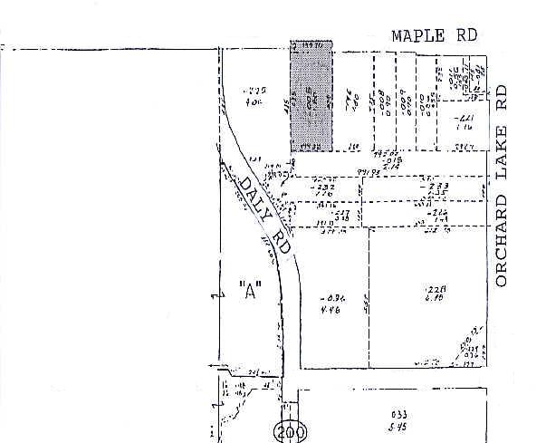 5757 W Maple Rd, West Bloomfield, MI à vendre - Plan cadastral - Image 2 de 6