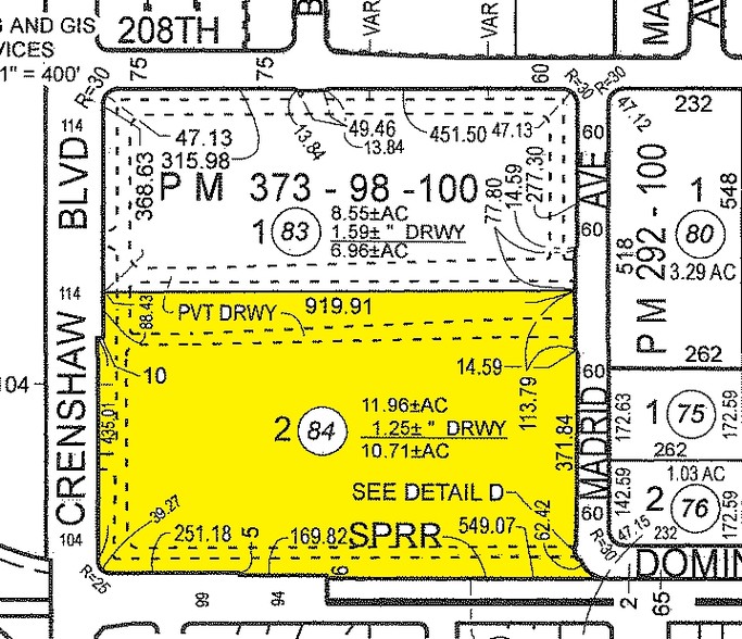 588 Crenshaw Blvd, Torrance, CA à vendre - Plan cadastral - Image 1 de 1