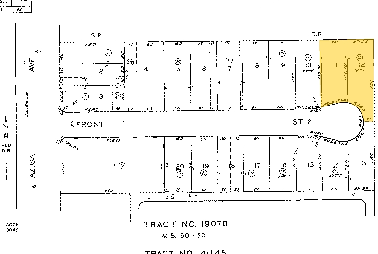 783 W Front St, Covina, CA à vendre - Plan cadastral - Image 1 de 1