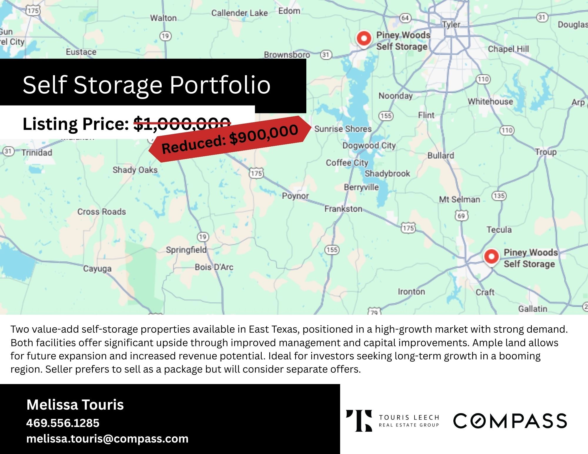 Self Storage Portfolio portefeuille de 2 propriétés à vendre sur LoopNet.ca Photo du bâtiment- Image 1 de 4