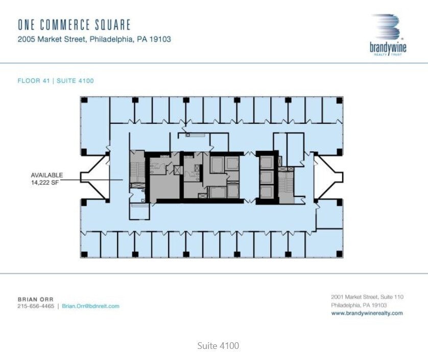2001 Market St, Philadelphia, PA for lease Floor Plan- Image 1 of 1