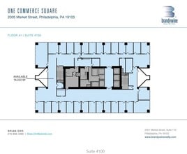 2001 Market St, Philadelphia, PA for lease Floor Plan- Image 1 of 1