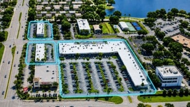 6598-6642 W Atlantic Ave, Delray Beach, FL - Aérien Vue de la carte
