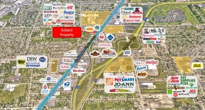 31653 Gratiot Ave, Roseville, MI - AERIAL  map view