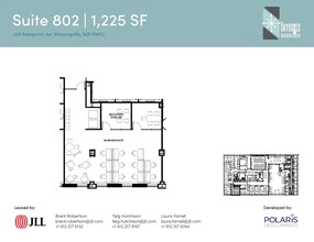 625 Marquette Ave, Minneapolis, MN à louer Plan d’étage- Image 1 de 1