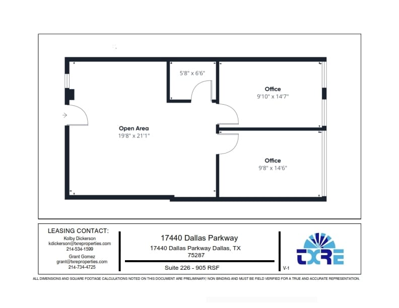 17440 N Dallas Pky, Dallas, TX for lease Interior Photo- Image 1 of 1