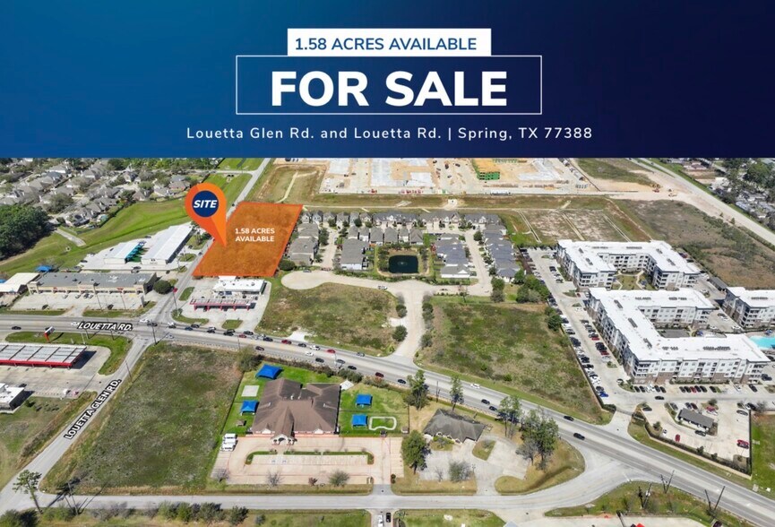Louetta Glen Dr & Louetta Rd, Spring, TX à vendre - Photo du bâtiment - Image 2 de 2