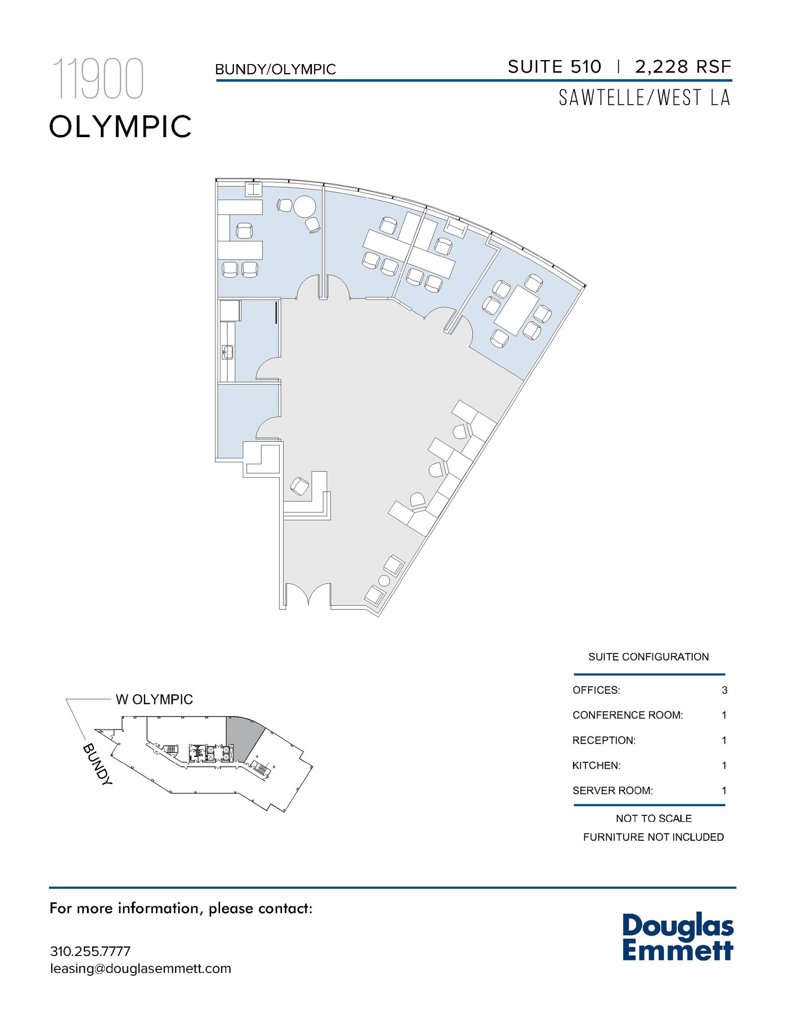11900 W Olympic Blvd, Los Angeles, CA for lease Floor Plan- Image 1 of 1