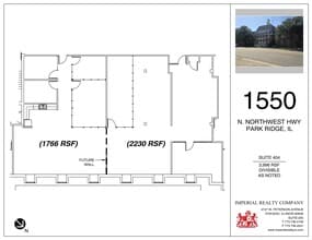 1550 N Northwest Hwy, Park Ridge, IL for lease Site Plan- Image 1 of 1