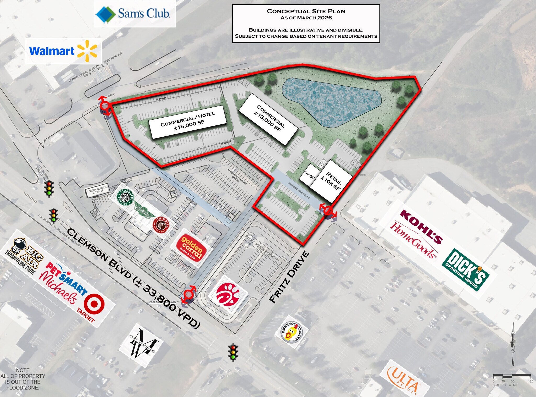 204 Fritz Drive, Anderson, SC à louer Photo principale- Image 1 de 5