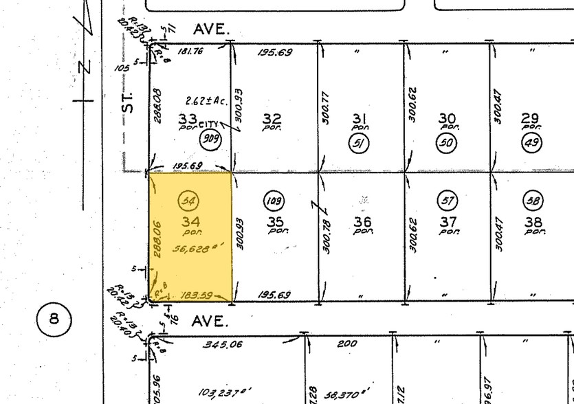 43328 Division St, Lancaster, CA for lease - Plat Map - Image 2 of 5