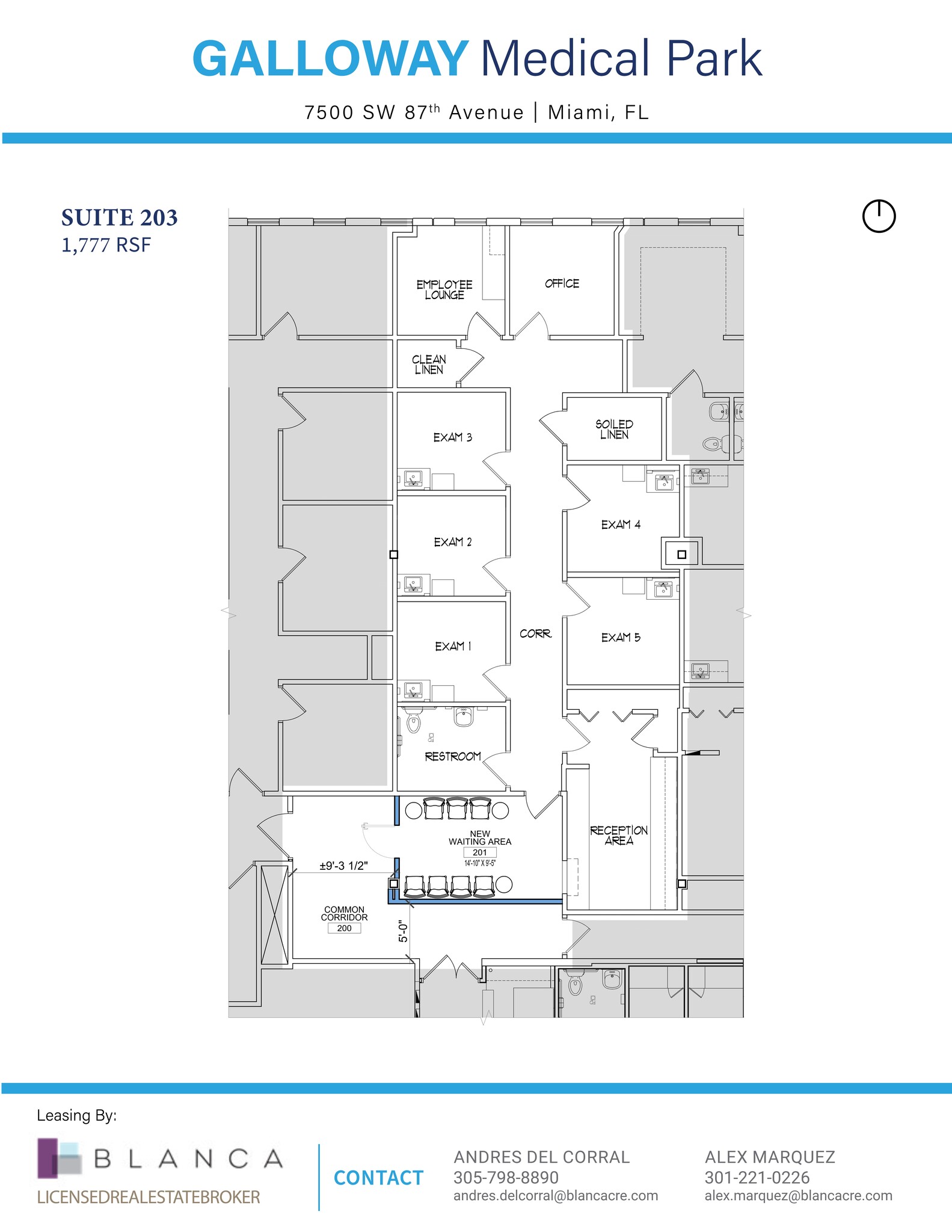 7500 SW 87th Ave, Miami, FL à louer Plan de site- Image 1 de 1