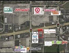 6575-6595 E State St, Rockford, IL - Aerial map view - Image1
