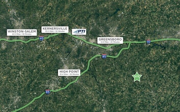 6600 Liberty Rd, Julian, NC - Aerial  map view