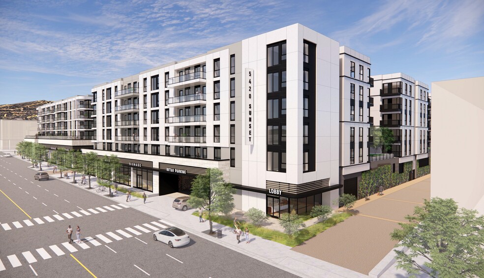 5420 W Sunset Blvd, Los Angeles, CA à louer - Photo du bâtiment - Image 3 de 15