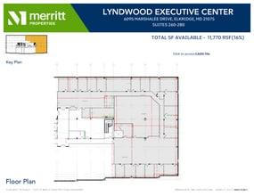 6095 Marshalee Dr, Elkridge, MD à louer Plan d’étage- Image 1 de 1