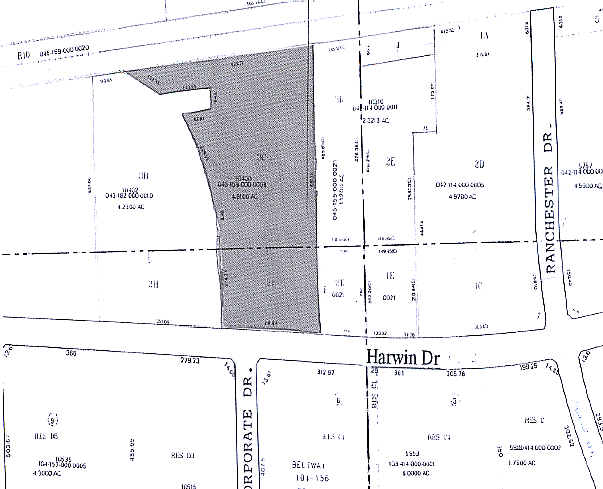 10400 Harwin Dr, Houston, TX for lease - Plat Map - Image 2 of 13