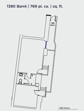 1320-1390 Rue Barré, Montréal, QC for lease Floor Plan- Image 1 of 1