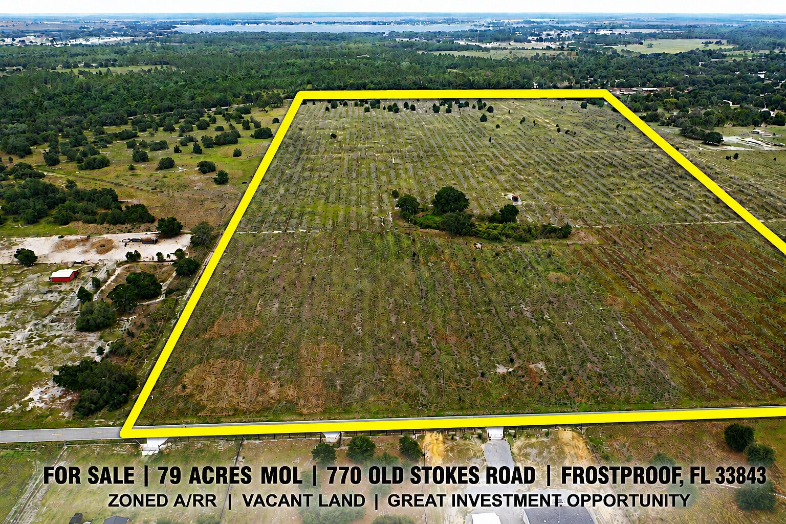 770 Old Stokes rd, Frostproof, FL à vendre Aérien- Image 1 de 3