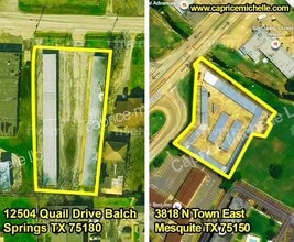 3818 N Town East Blvd, Mesquite, TX - AERIAL  map view