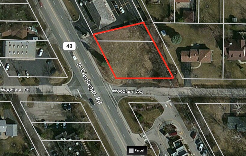 115-119 N Waukegan Rd, Lake Bluff, IL à vendre - Aérien - Image 3 de 6