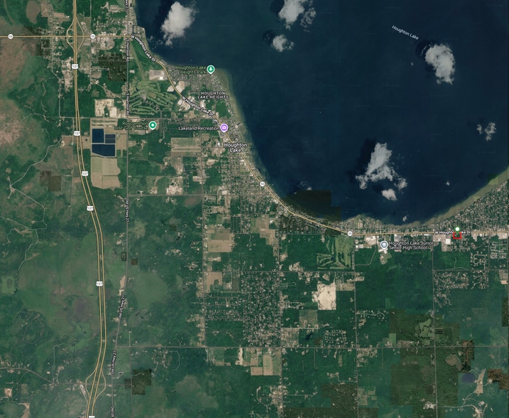 3381 W Houghton Lake Dr, Houghton Lake, MI for sale - Aerial - Image 2 of 3