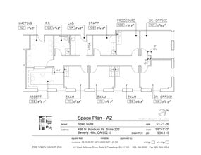 436 N Roxbury Dr, Beverly Hills, CA à louer Plan de site- Image 1 de 1