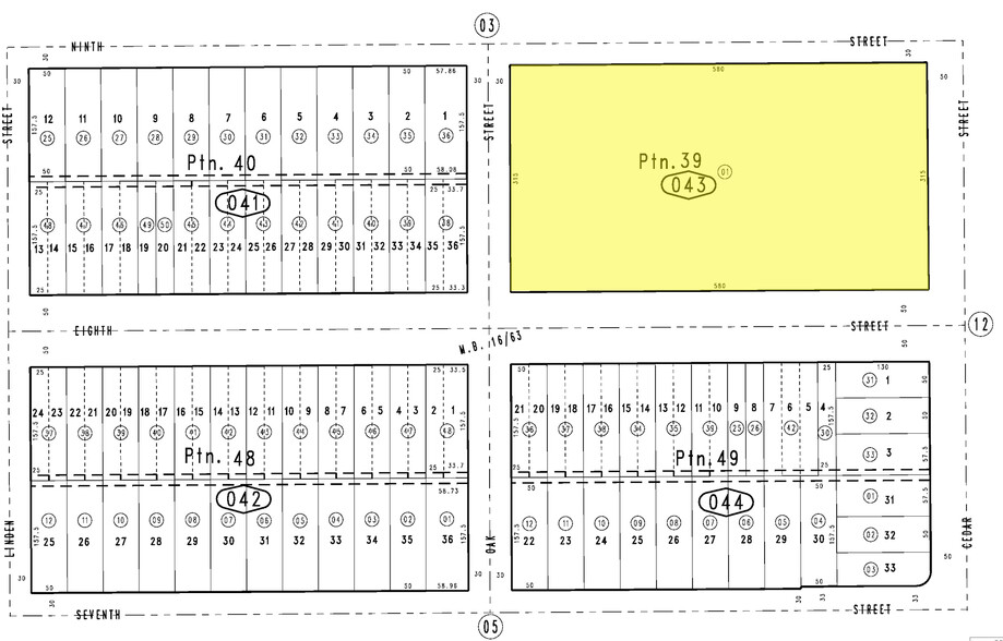 18633 9th St, Bloomington, CA à vendre - Plan cadastral - Image 3 de 3