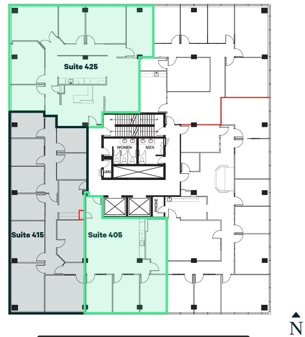 1414 8th St SW, Calgary, AB for lease Floor Plan- Image 1 of 2
