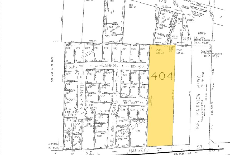 20925 NE Halsey St, Fairview, OR à vendre - Plan cadastral - Image 2 de 4