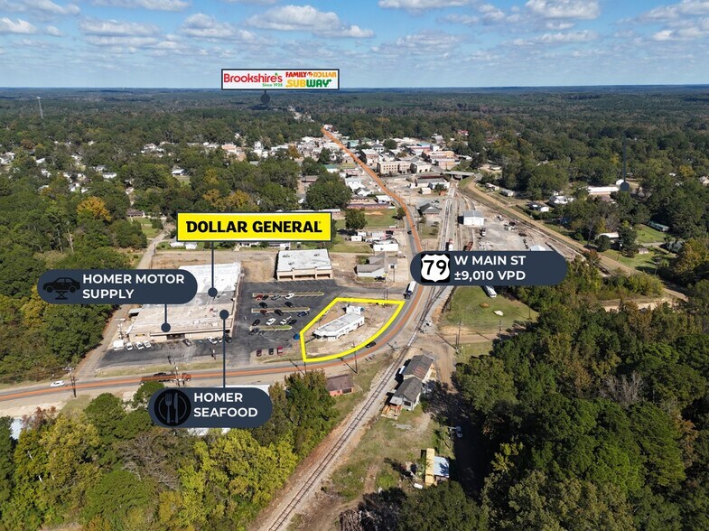 101 W Main St, Homer, LA à vendre - Photo du bâtiment - Image 3 de 10