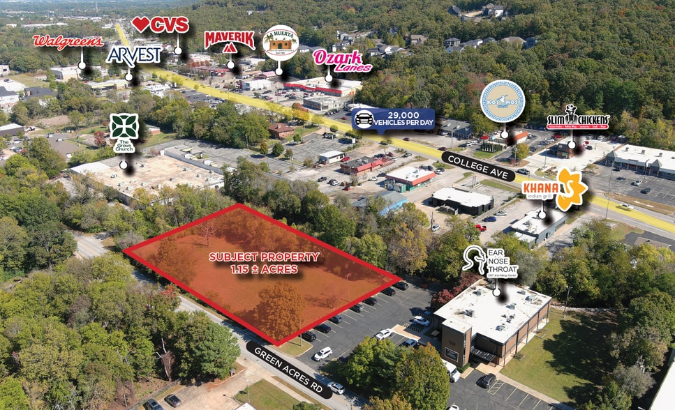 Green Acres Rd, Fayetteville, AR for sale - Building Photo - Image 2 of 6