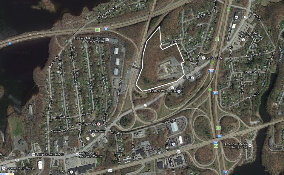 614-624 Southbridge St, Auburn, MA à vendre - Aérien - Image 3 de 5