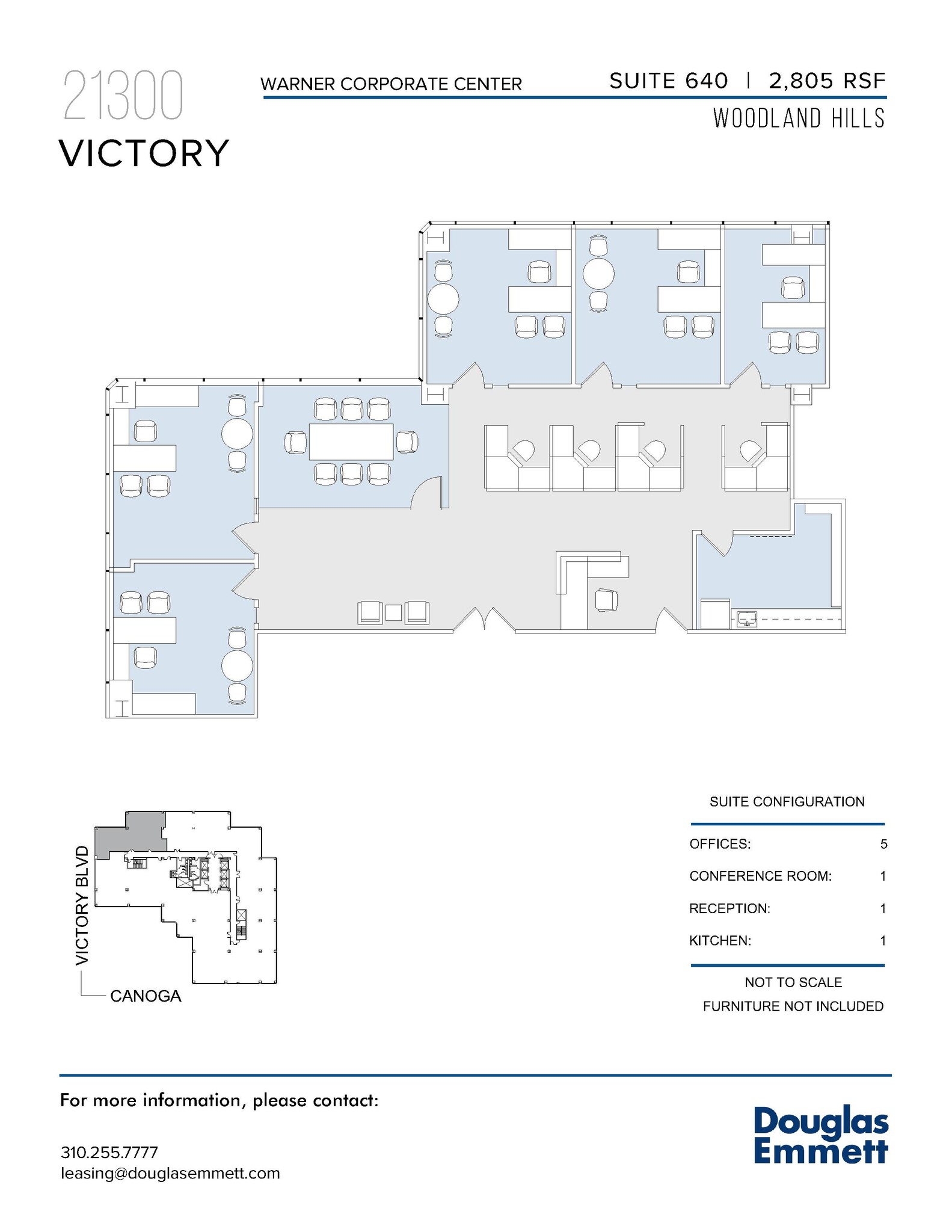 21300 Victory Blvd, Woodland Hills, CA for lease Floor Plan- Image 1 of 1