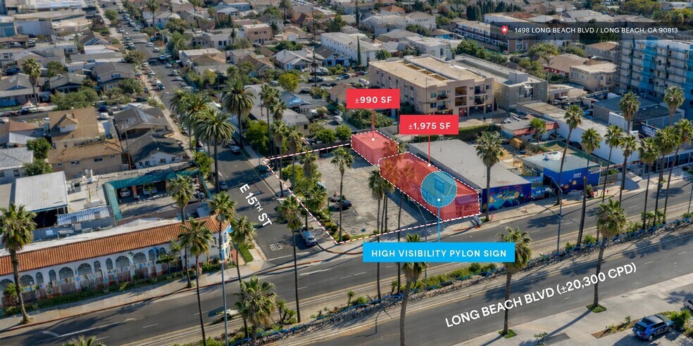 1498 Long Beach Blvd, Long Beach, CA à vendre - Photo du bâtiment - Image 2 de 4
