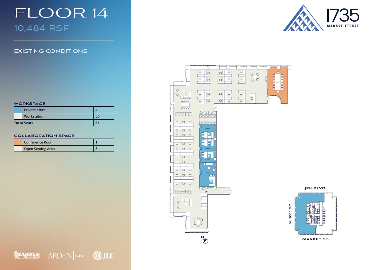 1735 Market St, Philadelphia, PA for lease Floor Plan- Image 1 of 1