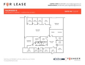 1555 Valwood Pky, Carrollton, TX à louer Plan d’étage- Image 1 de 1