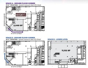 20 Times Sq, New York, NY for lease Floor Plan- Image 2 of 2
