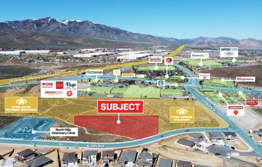 0 N, Reno, NV for lease - Aerial - Image 2 of 6