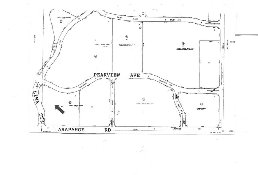 E Arapahoe Rd & S Lima St, Centennial, CO à louer - Plan cadastral - Image 3 de 7