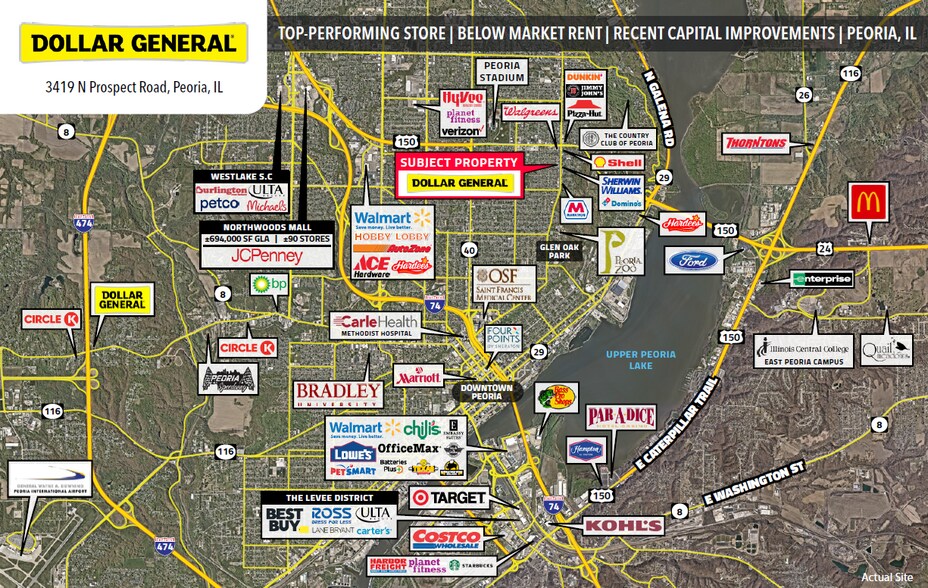 3419 N Prospect Ave, Peoria, IL à vendre - Photo du bâtiment - Image 3 de 4