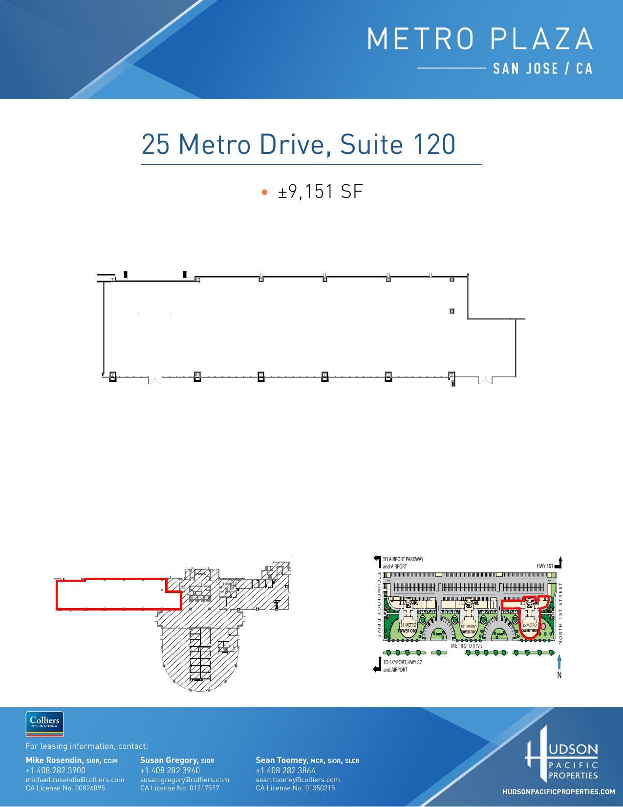 25 Metro Dr, San Jose, CA for lease Floor Plan- Image 1 of 1