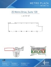 25 Metro Dr, San Jose, CA for lease Floor Plan- Image 1 of 1