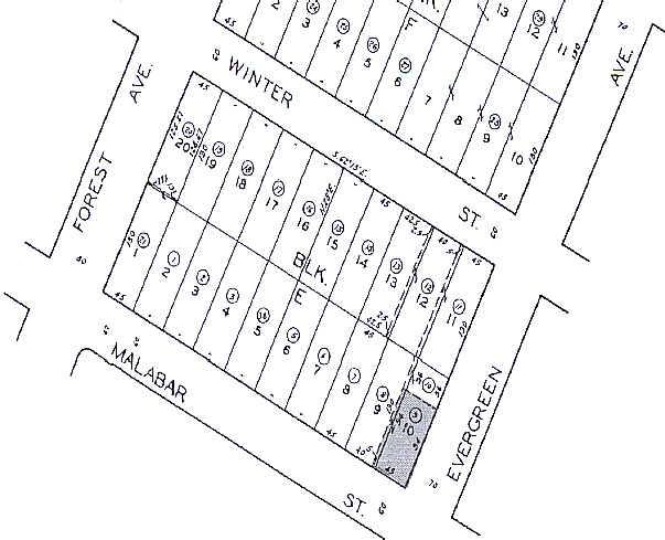 701 N Evergreen Ave, Los Angeles, CA à louer - Plan cadastral - Image 1 de 8