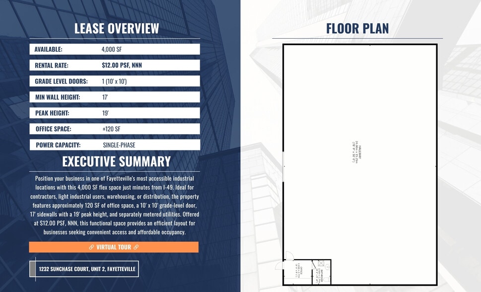 1232 W Sunchase Ct, Fayetteville, AR à louer - Plan d’étage - Image 2 de 7