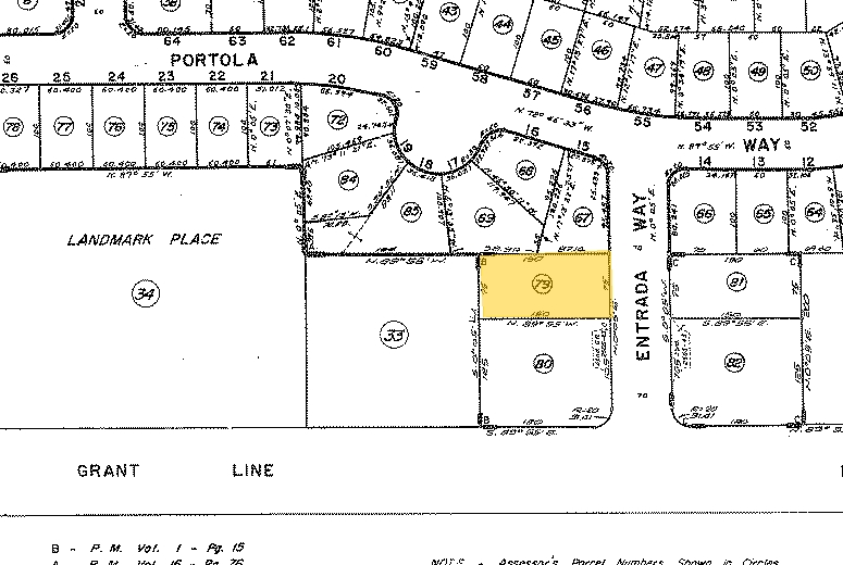 2501 Entrada Way, Tracy, CA for sale - Plat Map - Image 3 of 3