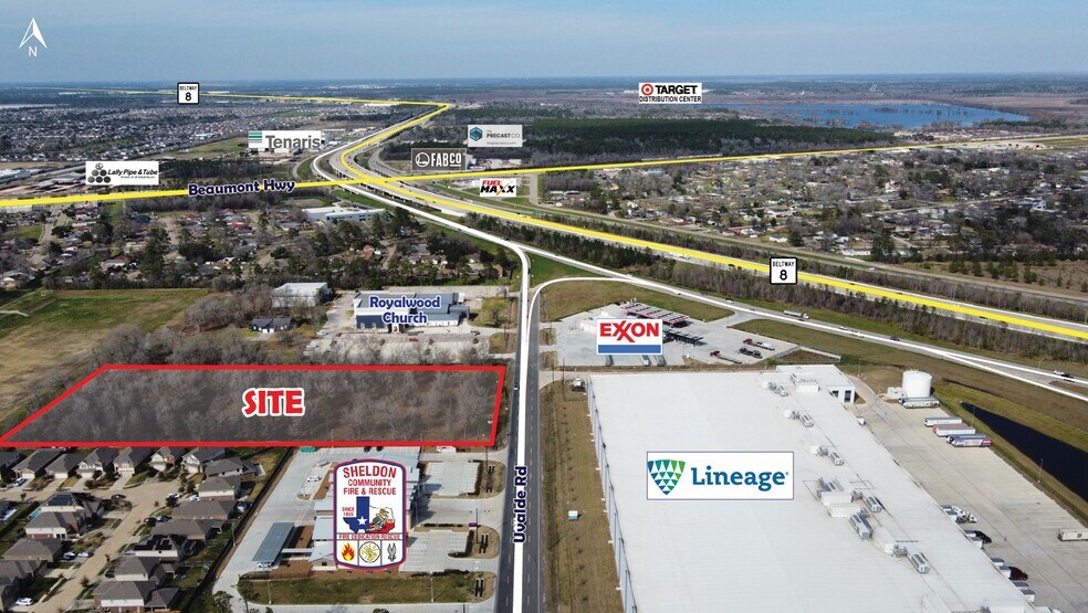 7803 Uvalde Road, Houston, TX à vendre - Aérien - Image 3 de 4