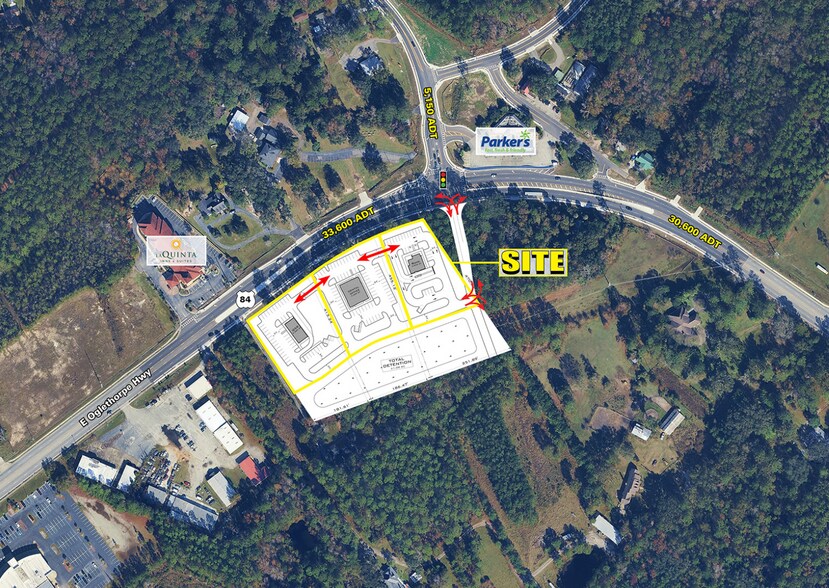 1739 Oglethorpe Highway, Hinesville, GA à louer - Aérien - Image 3 de 4